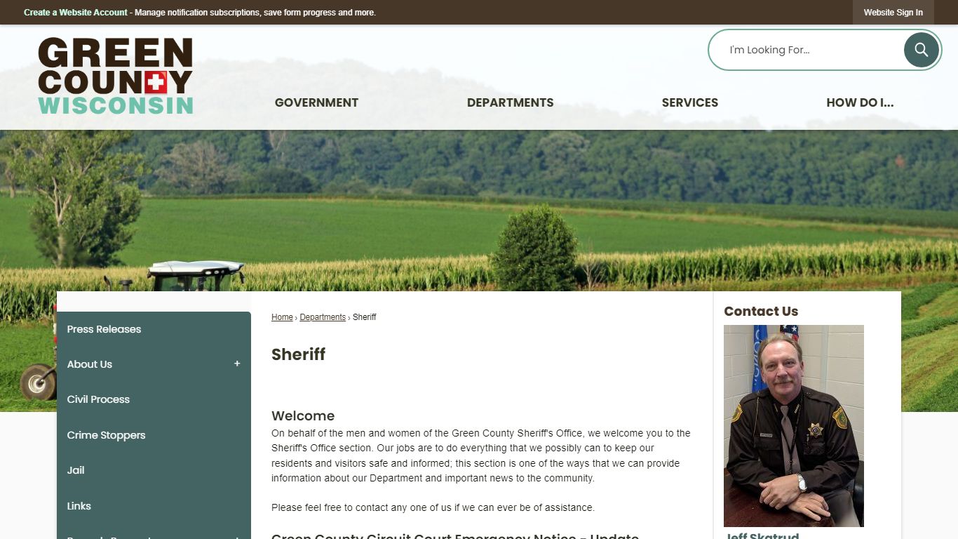 Sheriff | Green County, WI